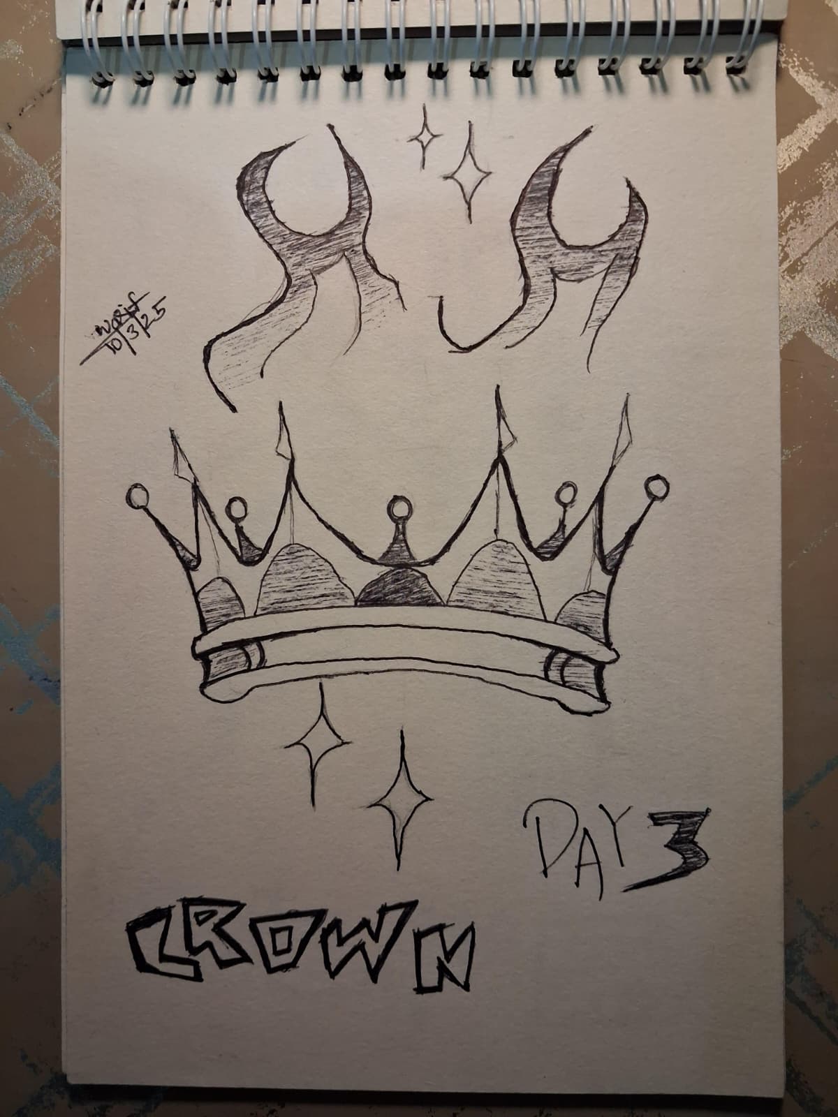 Crown sketch